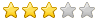 3 star rating