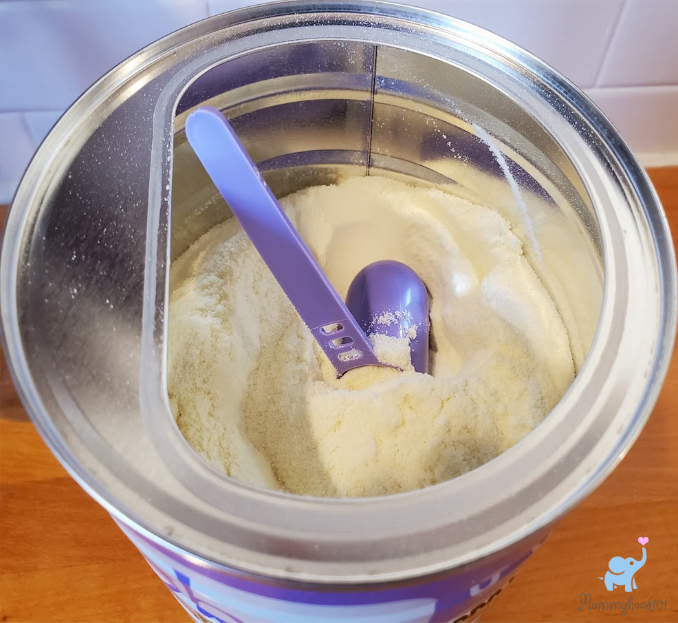 bubs organic infant formula open can leveling lid