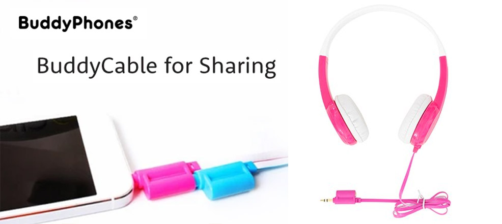 buddyphones onanoff noise-limiting headphone buddyjack buddy sharing
