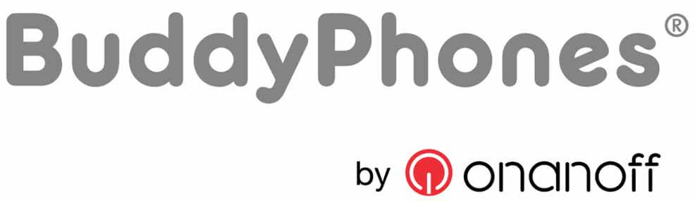 buddyphones kids headphones onanoff logo