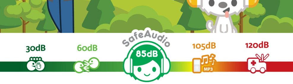 buddyphones safeaudio babies toddlers kids decibels