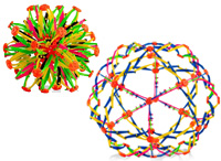 The Fidget Globe expanding ball fidget globe