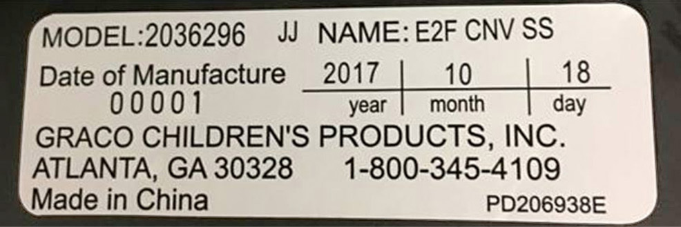 infant car seat expiration date