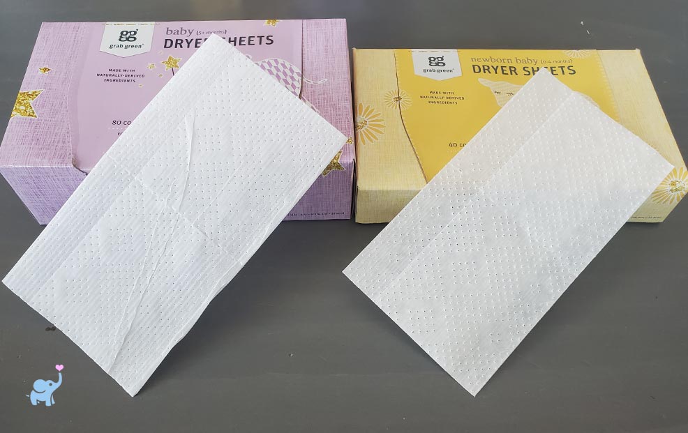 grab green dryer sheets comparison