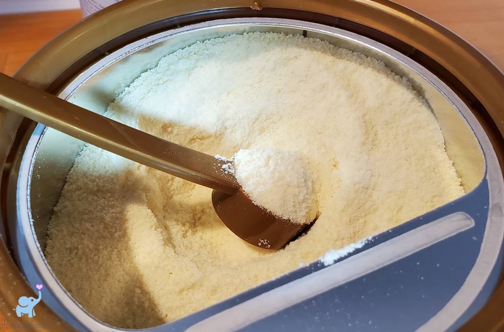 kendamil goat baby formula mixing preparation