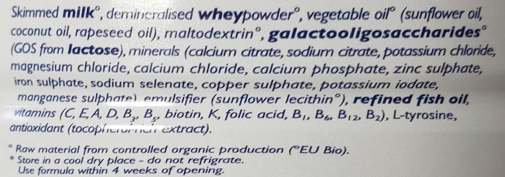 loulouka stage 2 formula ingredients