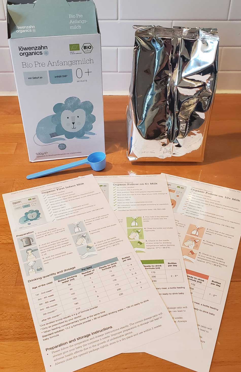 lowenzhan baby formula mixing preparation
