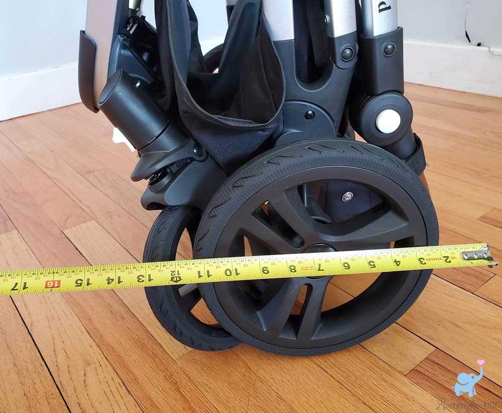 mockingbird 2.0 stroller folded dimensions