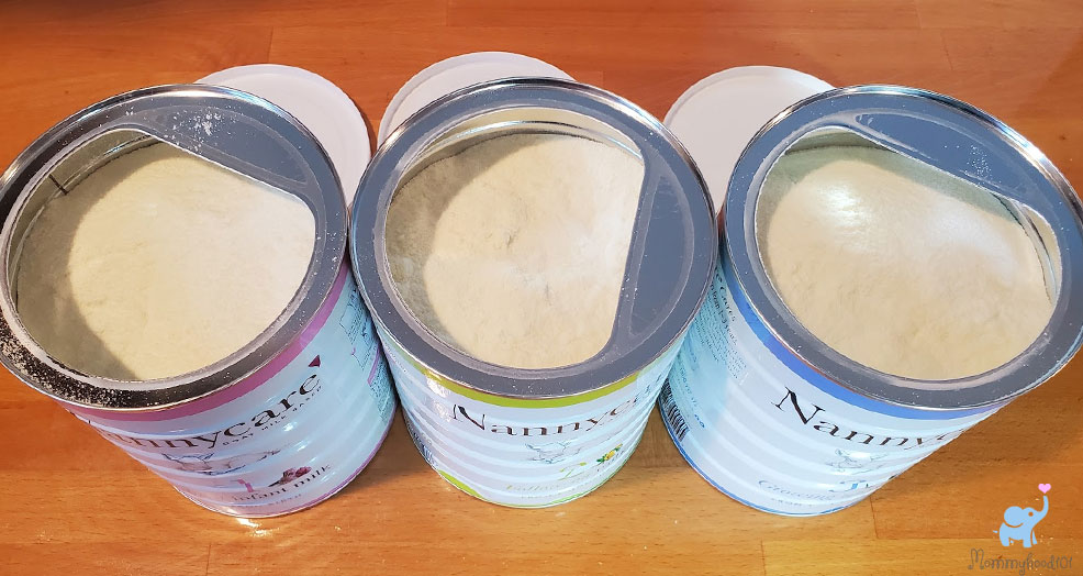 nannycare goat baby formula hidden scoops