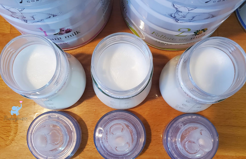 nannycare baby formula mixing preparation