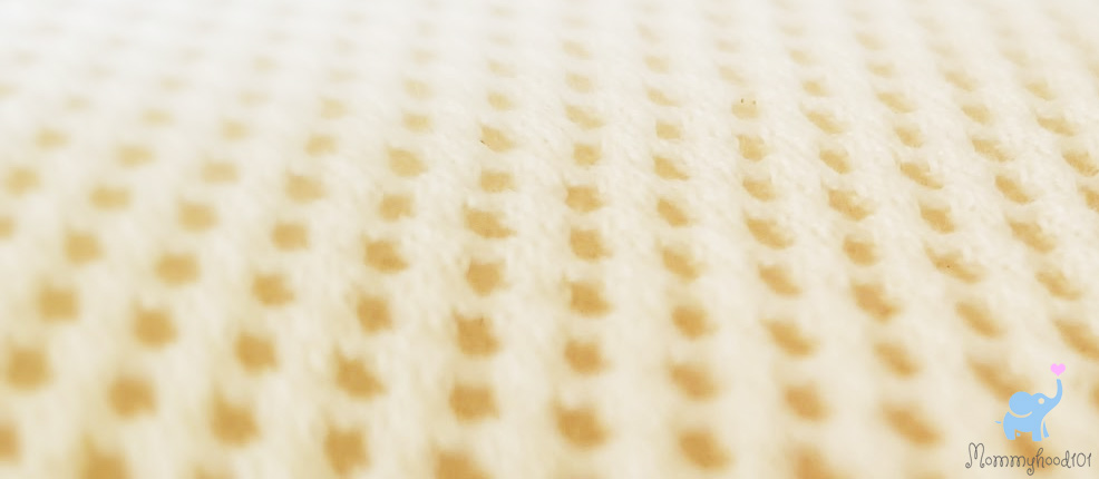 breathable surface on the naturepedic crib mattress