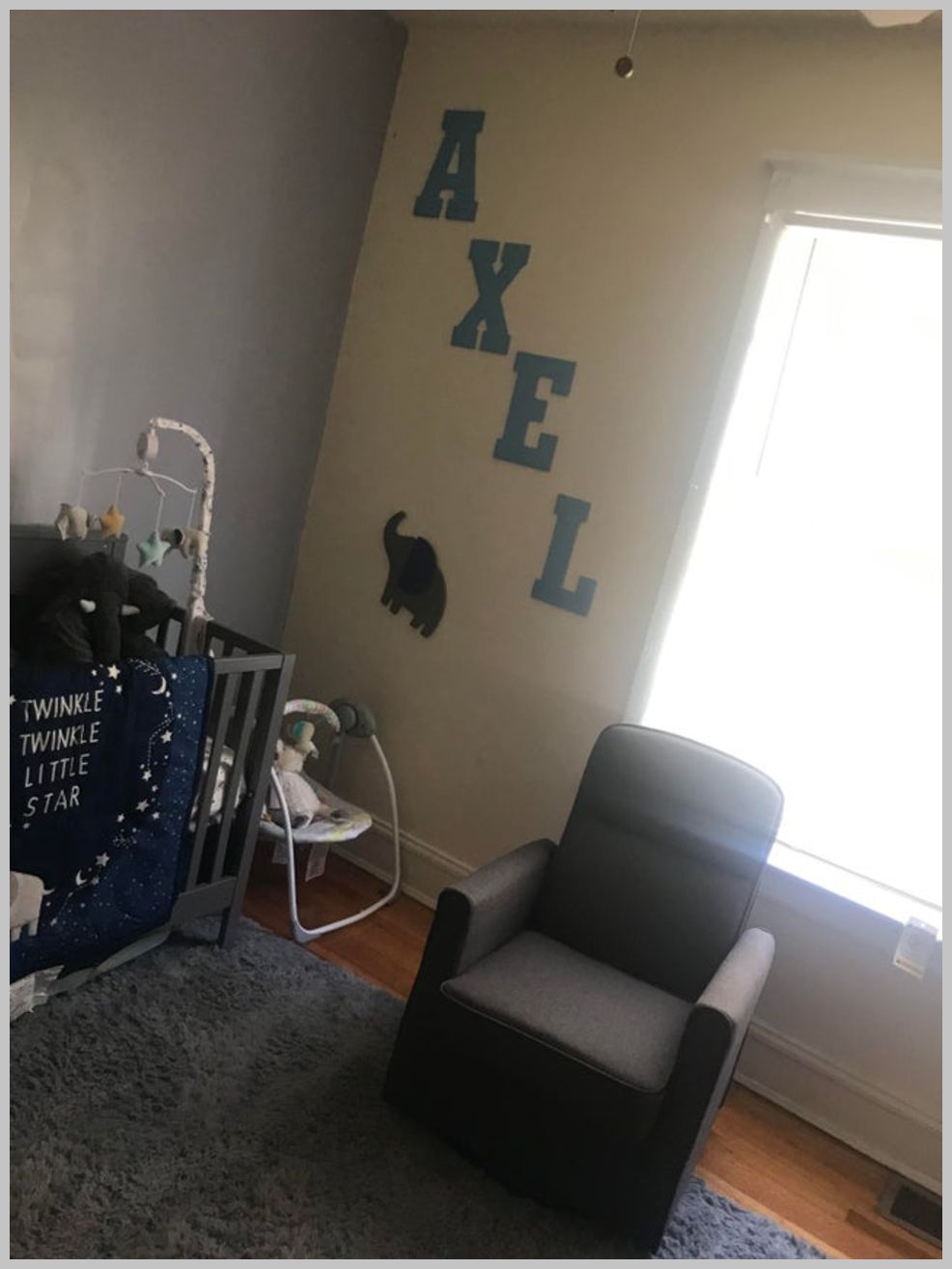 image 2/2. nursery animal theme