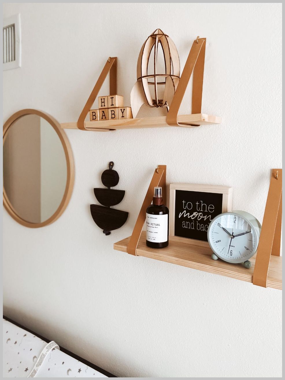 image 3/3. boho nursery theme