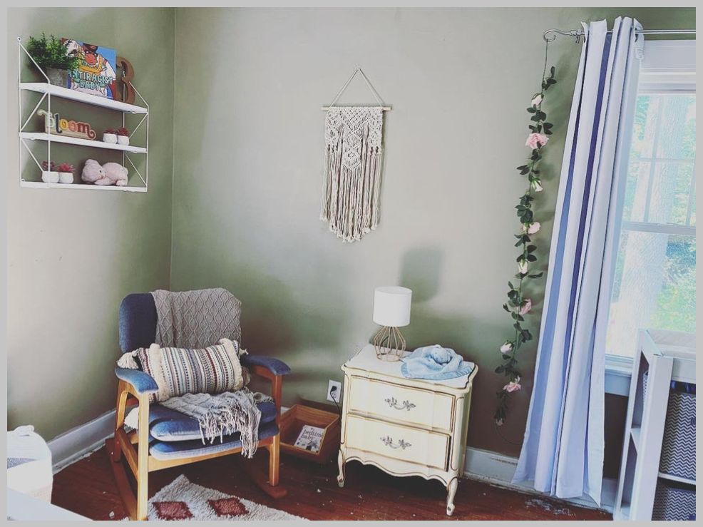 image 2/2. boho nursery theme