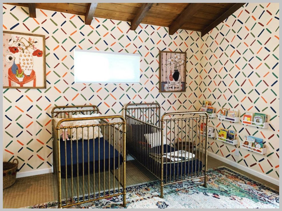 image 3/3. boho nursery theme