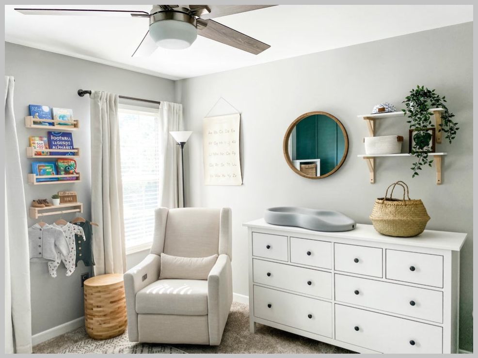 image 2/2. modern nursery theme