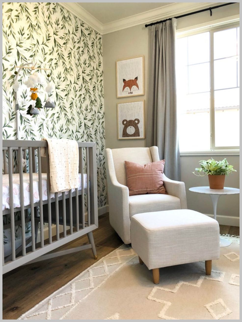 Image 1/2 nature nursery theme