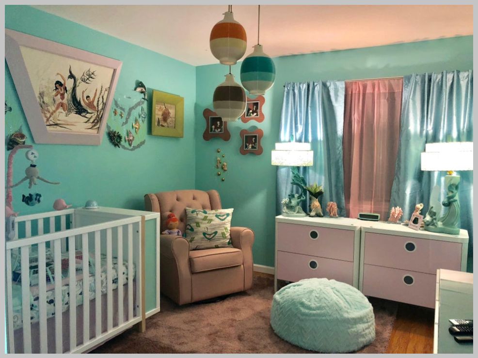 image 1/1. retro nursery theme