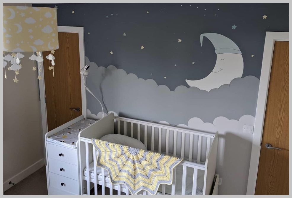 Image 1/2 space nursery theme