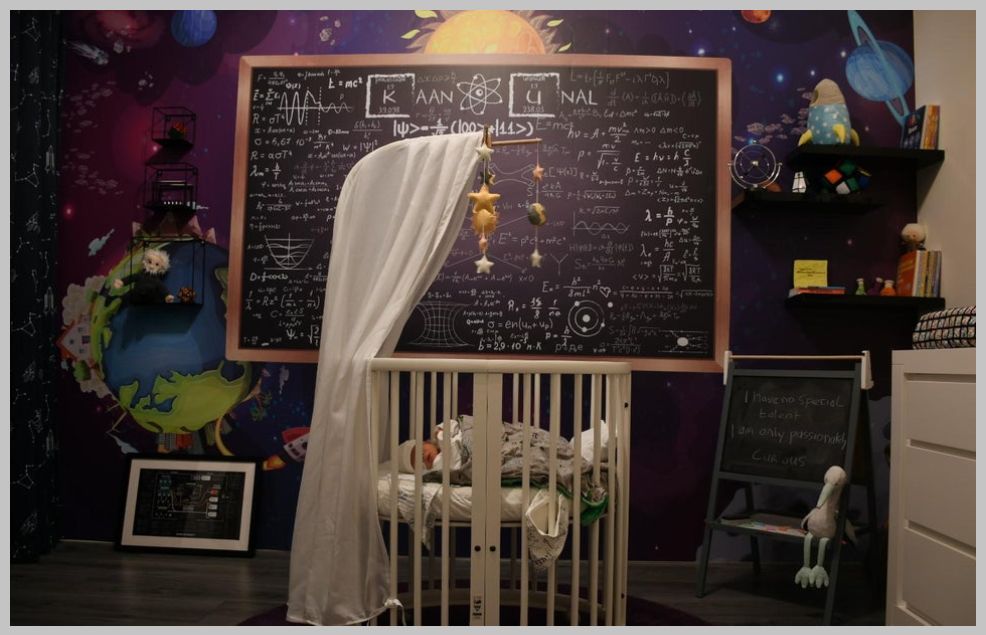 image 1/1. space nursery theme