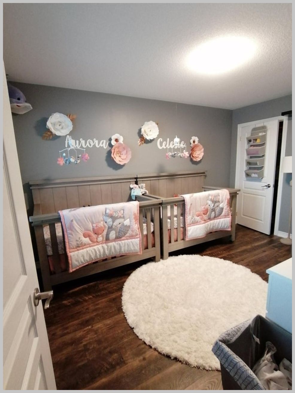 Image 1/2 twins nursery theme