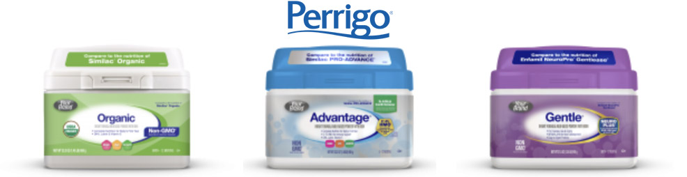 perrigo organic baby formulas