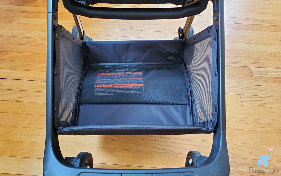 huge storage bin on the thule shine