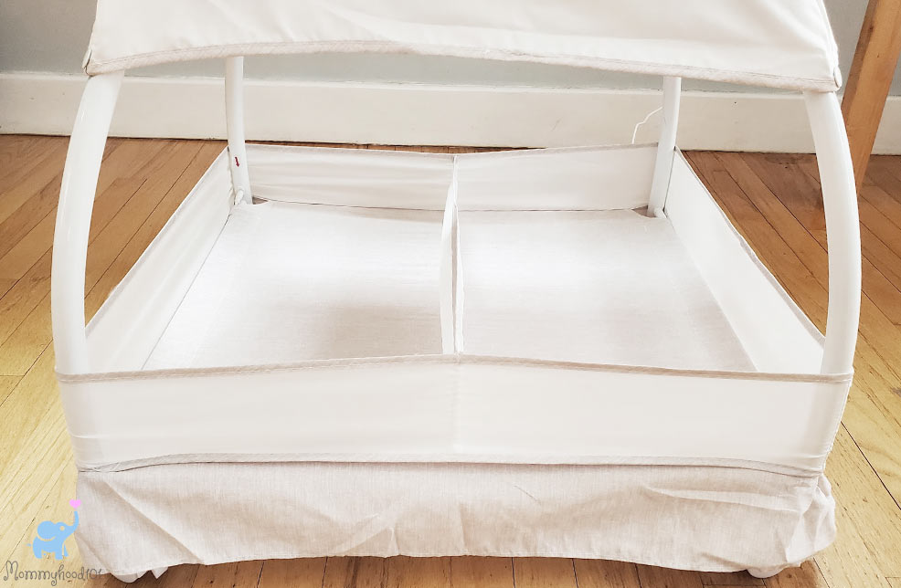 sweetli calm bassinet storage baskets